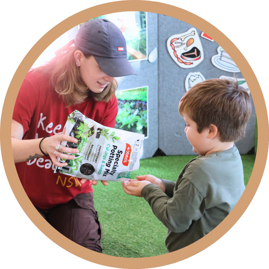 Preschool Garbage to Garden